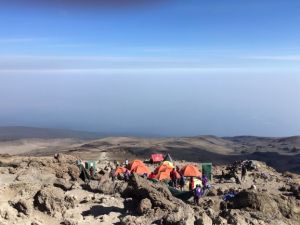 Barafu camp, basecamp voor de top