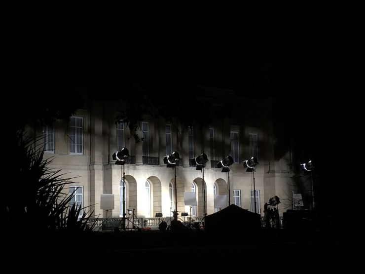 Buckingham palace - Opnames The Crown