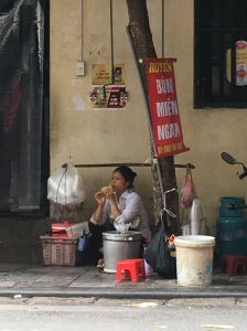 hanoi straatverkoper