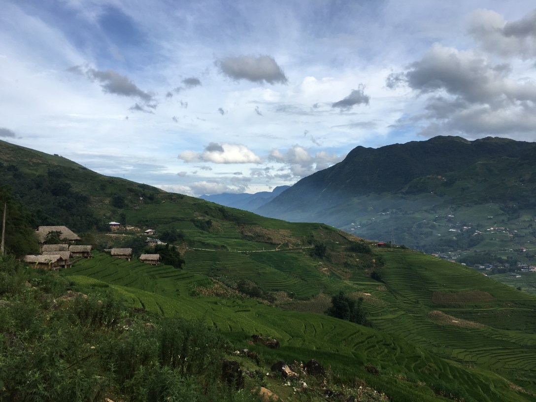 trekking sapa noord vietnam uitzicht