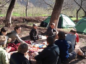 marokko atlas trekking lunch