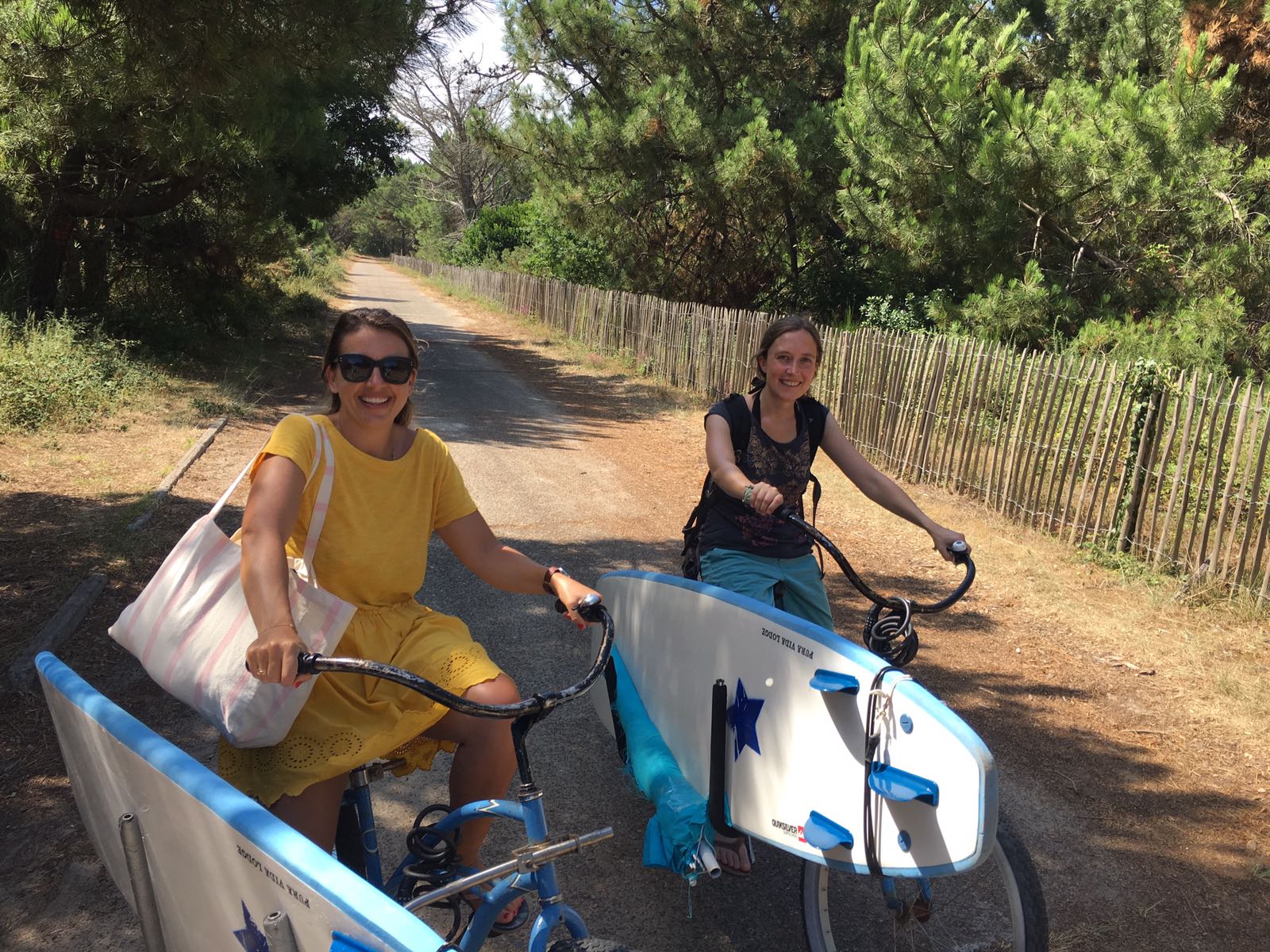 mimizan fietsen naar zee