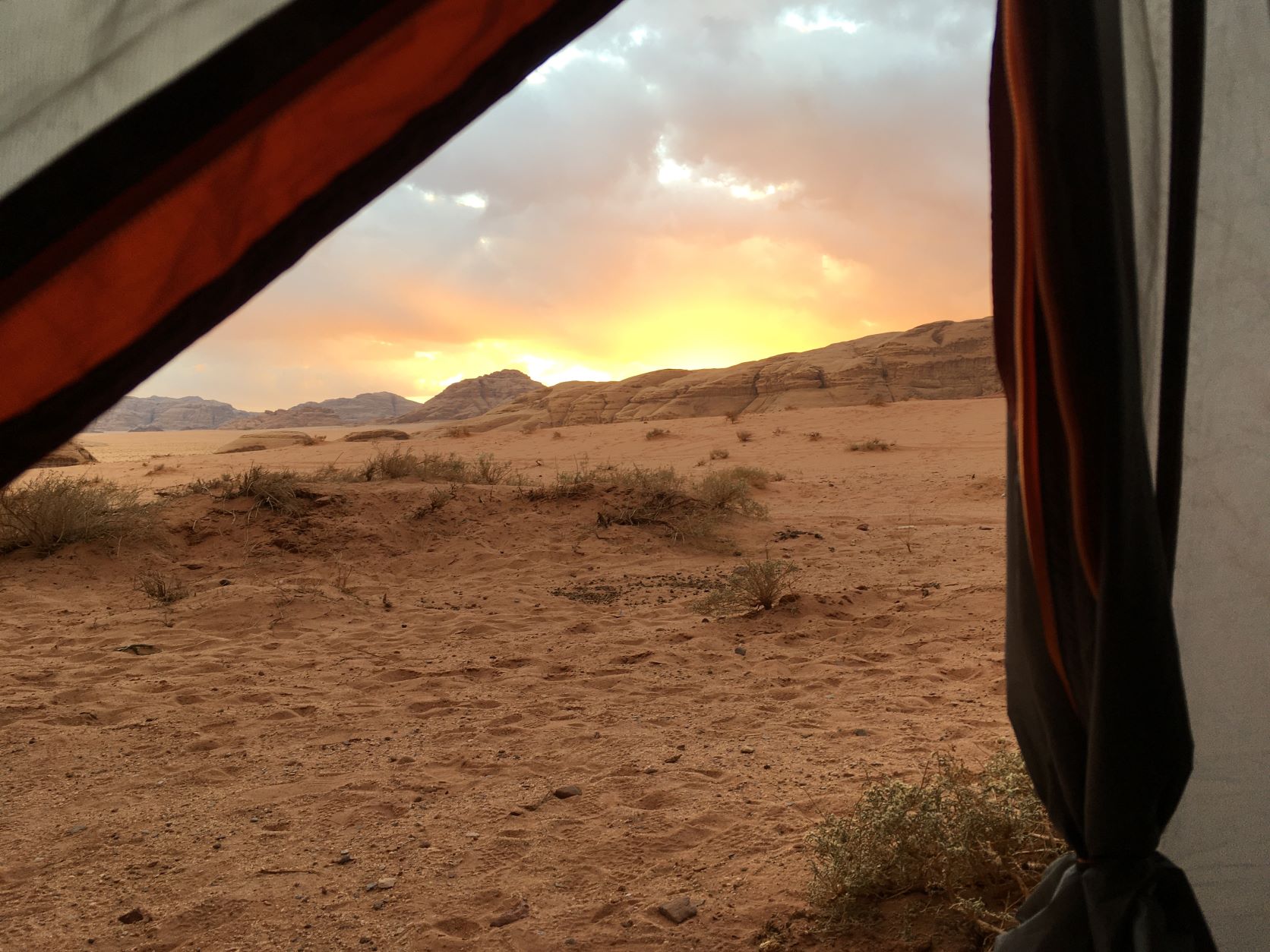 wadi rum zonsopgang